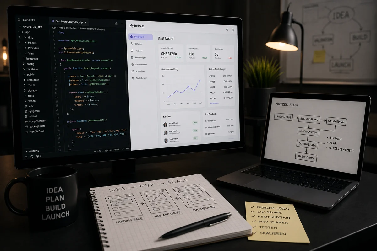 Turning an Online Business Idea Into a Web App: How a Digital Product Is Built